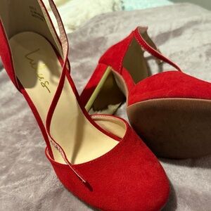 Lulu's Vibrant Red Heels
